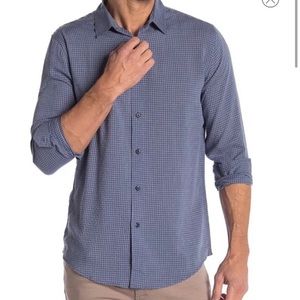 Onia Gingham Slim Fit Shirt Men’s Size Medium
